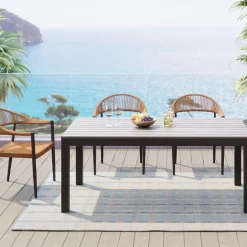 KARE Tisch Sorrento Grau180x90cm Clearance