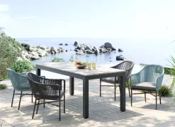 KARE Tisch Sorrento Grau180x90cm Clearance