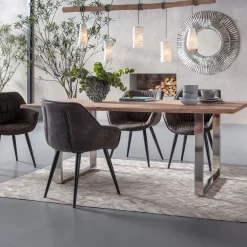KARE Tisch Symphony Chrom 200x100 Fashion