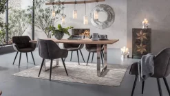 KARE Tisch Symphony Chrom 200x100 Fashion