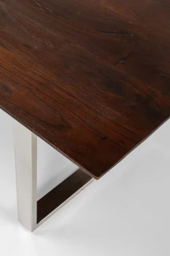 KARE Tisch Symphony Dunkel Chrom 180x90 Fashion