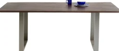 KARE Tisch Symphony Dunkel Chrom 180x90 Fashion