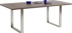 KARE Tisch Symphony Dunkel Chrom 180x90 Fashion