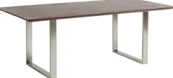 KARE Tisch Symphony Dunkel Chrom 180x90 Fashion