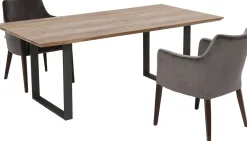 KARE Tisch Symphony Rohstahl 160x80 Hot