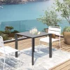 KARE Tisch Twist Schwarz 80x80cm Fashion