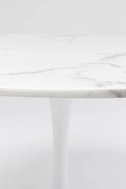 KARE Tisch Veneto Marmor Weiß Ø110cm Fashion