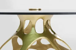 KARE Tisch Volcano Gold Ø120cm Fashion