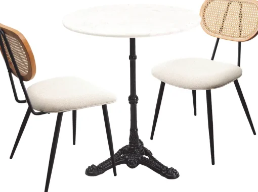 KARE Tischgruppe Bistro Rosalie Creme (3/tlg.) Online