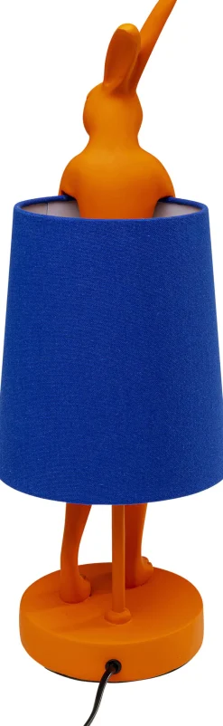 KARE Tischleuchte Animal Rabbit Orange/Blau 50cm Discount