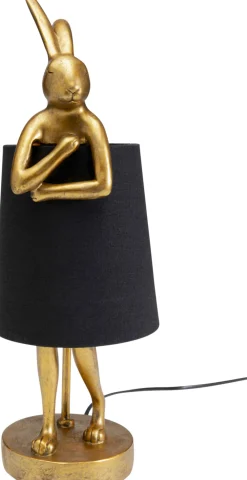 KARE Tischleuchte Animal Rabbit Gold/Schwarz 50cm Online