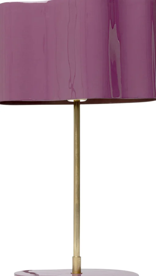 KARE Tischleuchte Cloudy Oval Pflaume 49cm Online