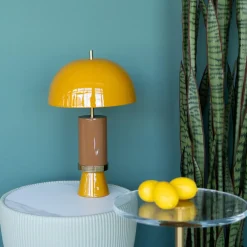KARE Tischleuchte Josy Gelb 51cm Discount
