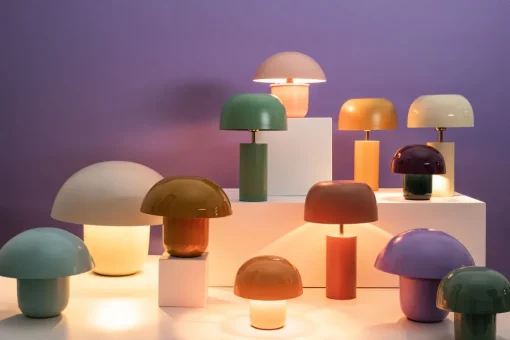 KARE Tischleuchte Mushroom Salbei 20cm Outlet