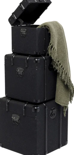KARE Truhe Voyage Schwarz (3/Set) Sale