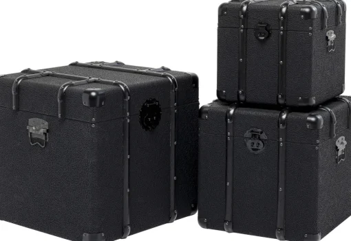 KARE Truhe Voyage Schwarz (3/Set) Sale
