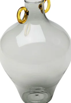KARE Vase Amore Handle Grau 23cm Fashion