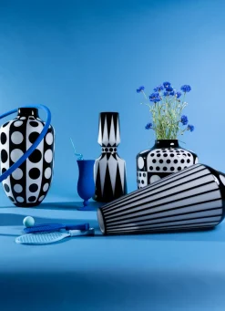 KARE Vase Brillar Cylinder 44cm New
