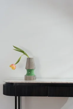 KARE Vase Calabria Grün 26cm Online