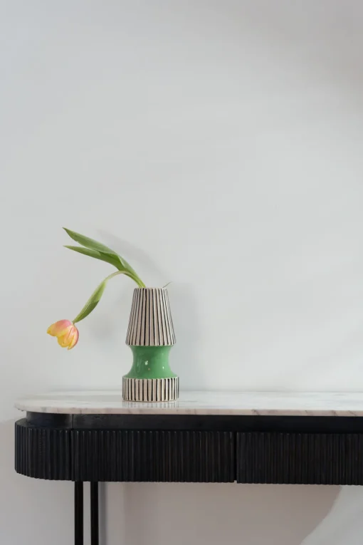 KARE Vase Calabria Grün 26cm Online