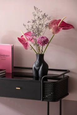 KARE Vase Donna Schwarz 22cm Hot