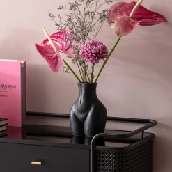 KARE Vase Donna Schwarz 22cm Hot