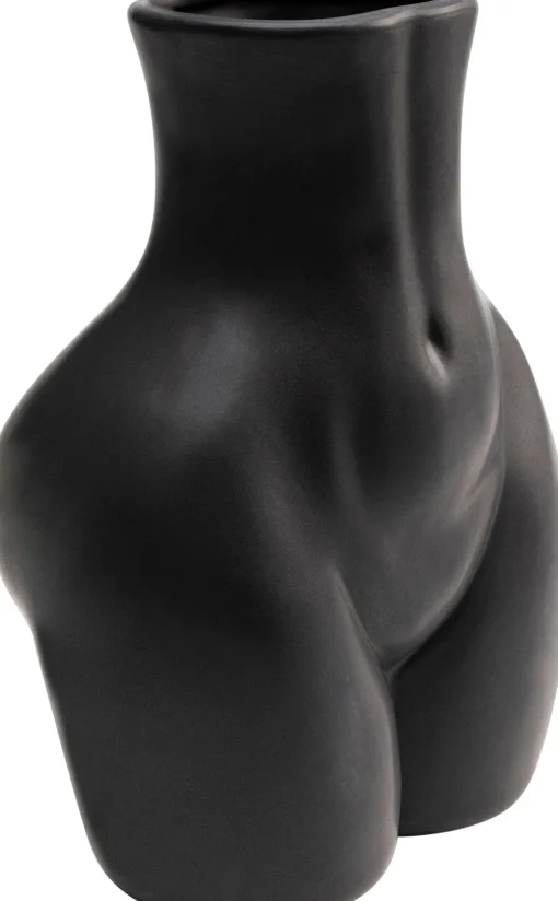 KARE Vase Donna Schwarz 22cm Hot