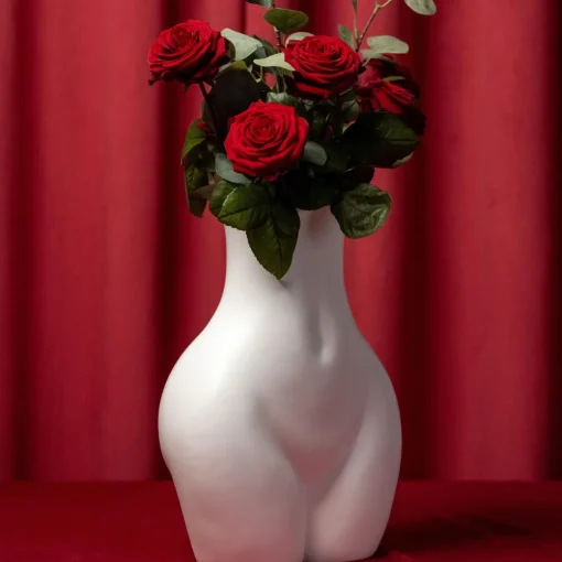 KARE Vase Donna Weiß 22cm Hot