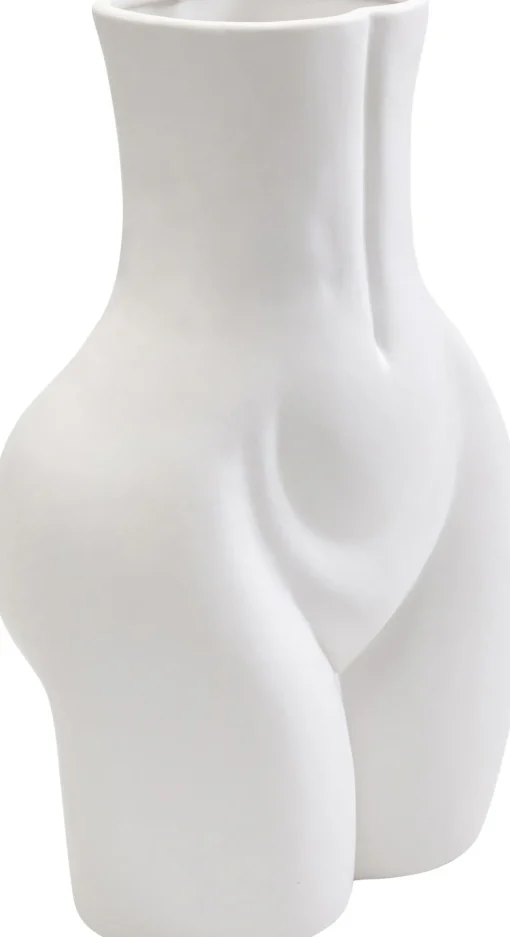 KARE Vase Donna Weiß 40cm Outlet