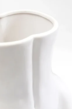 KARE Vase Donna Weiß 40cm Outlet