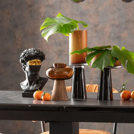 KARE Vase Enigma Braun 41cm Discount