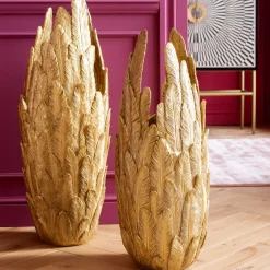 KARE Vase Feathers Gold 80 Online