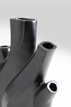 KARE Vase Flame Schwarz 25cm Sale