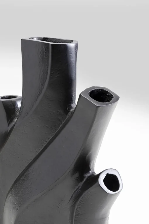 KARE Vase Flame Schwarz 25cm Sale