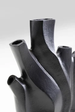 KARE Vase Flame Schwarz 25cm Sale