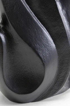 KARE Vase Flame Schwarz 25cm Sale