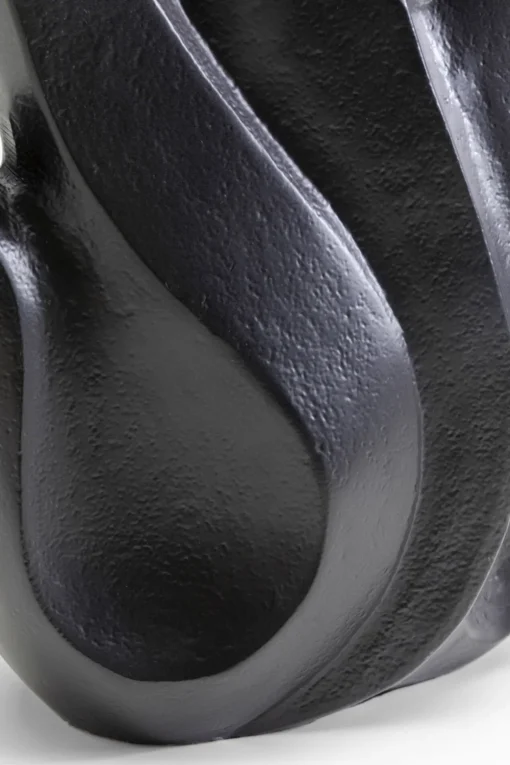 KARE Vase Flame Schwarz 25cm Sale