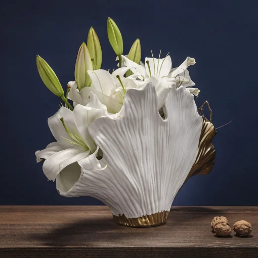 KARE Vase Ginkgo Elegance 45cm Fashion