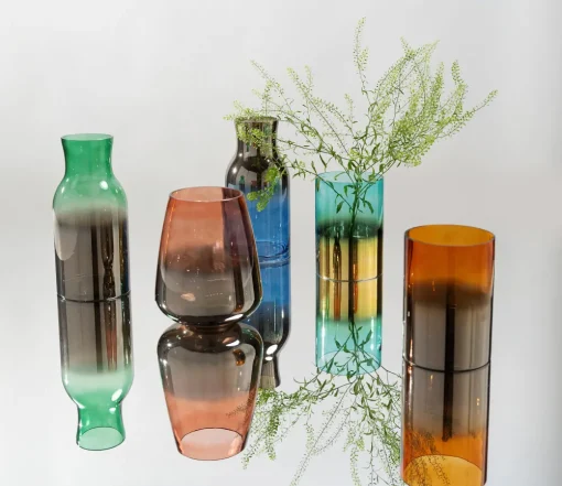 KARE Vase Glow Rot 23cm Sale