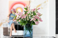 KARE Vase Grazioso Blau 40cm Discount