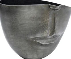 KARE Vase Half Face Anthrazit 31cm Best