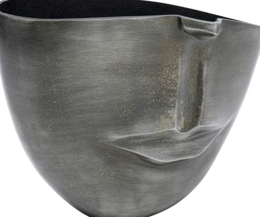 KARE Vase Half Face Anthrazit 31cm Best