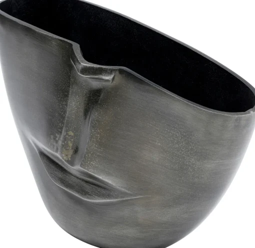 KARE Vase Half Face Anthrazit 31cm Best
