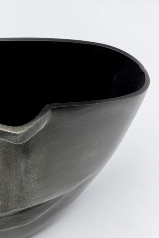 KARE Vase Half Face Anthrazit 31cm Best