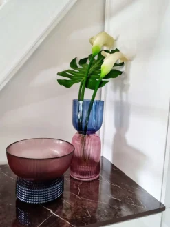 KARE Vase Marvelous Duo Blau Lila 40cm Discount