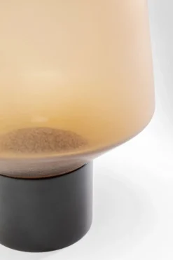 KARE Vase Noble Ring Amber Matt 26cm Discount