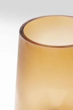 KARE Vase Noble Ring Amber Matt 26cm Discount
