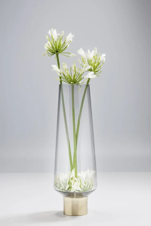 KARE Vase Noble Ring Grau 40cm Online