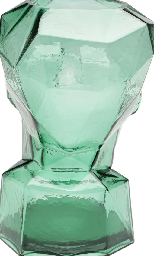 KARE Vase Prisma Face Grün 30cm Hot