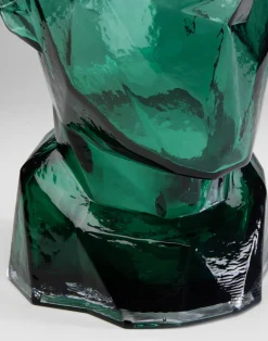 KARE Vase Prisma Face Grün 30cm Hot